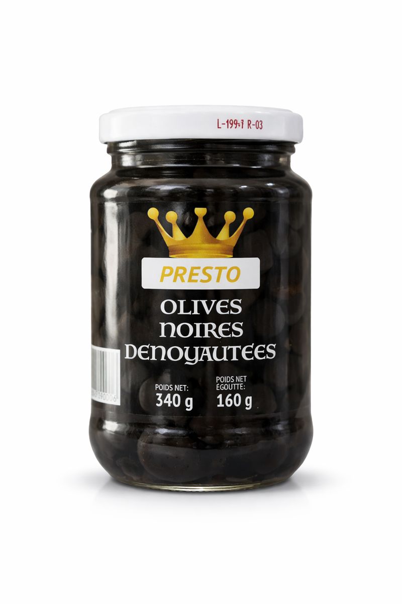 OLive Noir Presto Denoyauté PM  - Epicerie Salée-Cuisine| Supermarche Dakar-Senegal